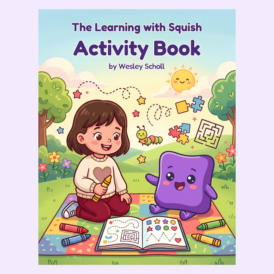 The Learning with Squish Activity Book cover